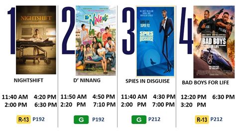 sm lipa cinema schedule tomorrow